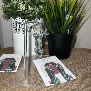 Polymer clay earrings